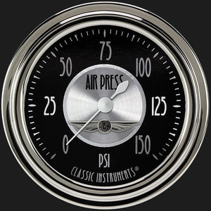 Classic Instruments AT318SLC All American Tradition 2 5/8" Air Pressure Gauge