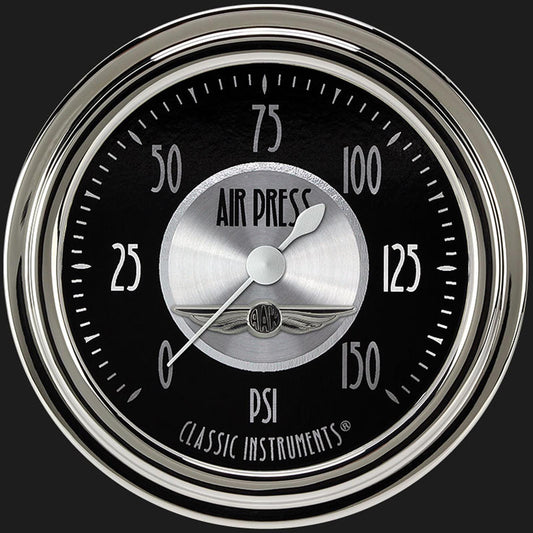 Classic Instruments AT318SLC All American Tradition 2 5/8" Air Pressure Gauge