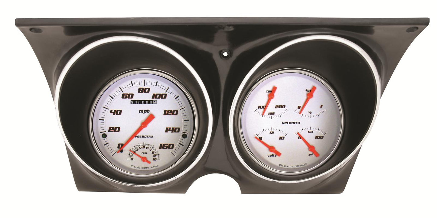 Classic Instruments CAM67VSW Velocity White 1967-68 Camaro Package