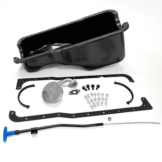 BluePrint BPP302FSPAN Ford 302 Oil Pan Swap Kit, Front Sump Oil Pan Kit Engine Oil Pan