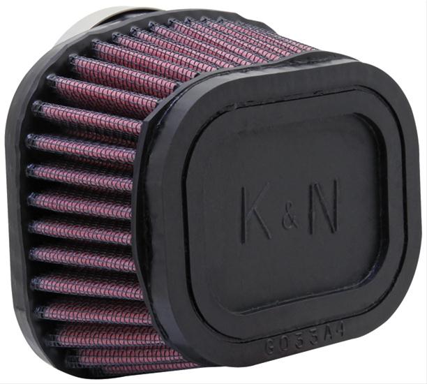 K&N Filters KNRU-3450 Universal Rubber Filter Universal 1-1/2" X 2.2" Oval F"