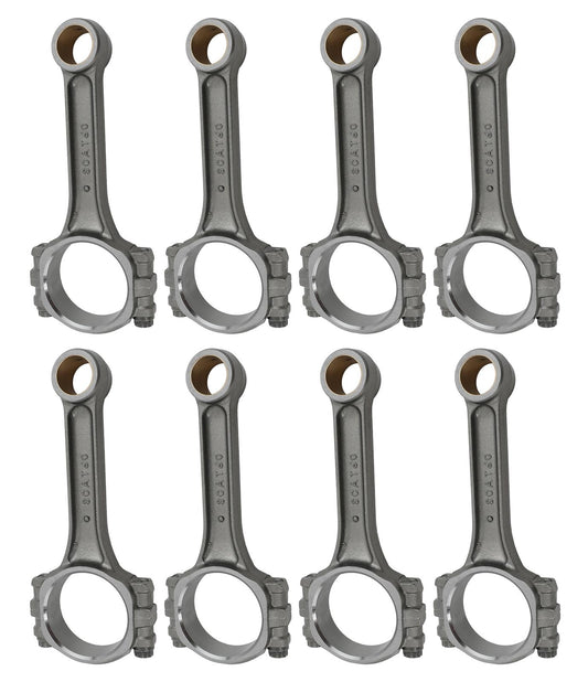 SCAT SC26000 Chev Conrods S/B I-Beam 6.0 L 3/8 Bolts Bushed S/End