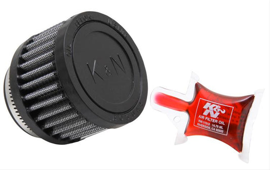 K&N Filters KNRU-2700 Universal Rubber Filter 1-15/16"Flg 3"Od 2"H"