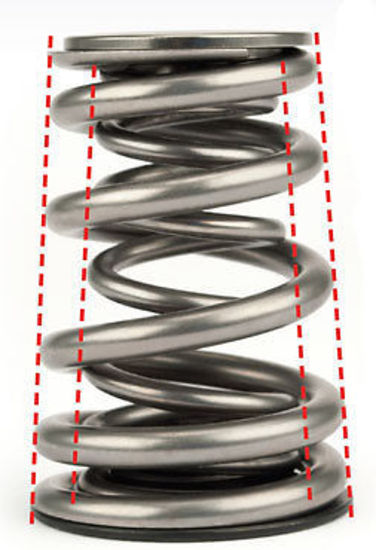 COMP CAMS DUAL CONICAL VALVE SPRINGS CO7245-16, 1.442"/1.657" OD, .646"/.861" ID
