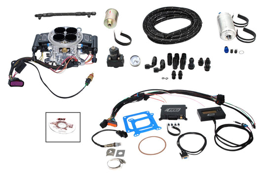 Quick Fuel QFTQFI-500SM Fuel Injection Master Kit Polished Aluminium