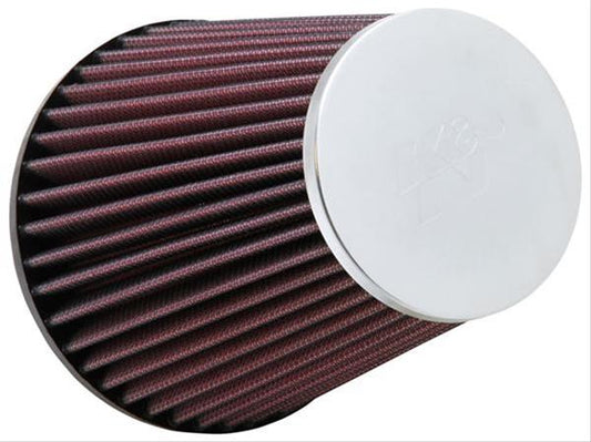 K&N Filters KNRC-9340 Universal Chrome Air Filter 2-5/8"Flg, 5-3/16"B, 3-1/2"T"