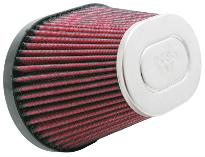K&N Filters KNRC-5152 Universal Chrome Air Filter 111Mm Flg Id 191Mm L X 139Mm