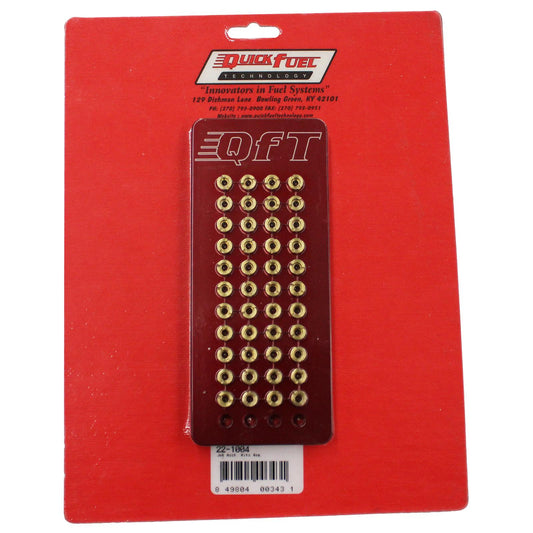 QUICK FUEL JET PLATE w/ JETS QFT22-1004 4 JETS PER SIZE 100-110