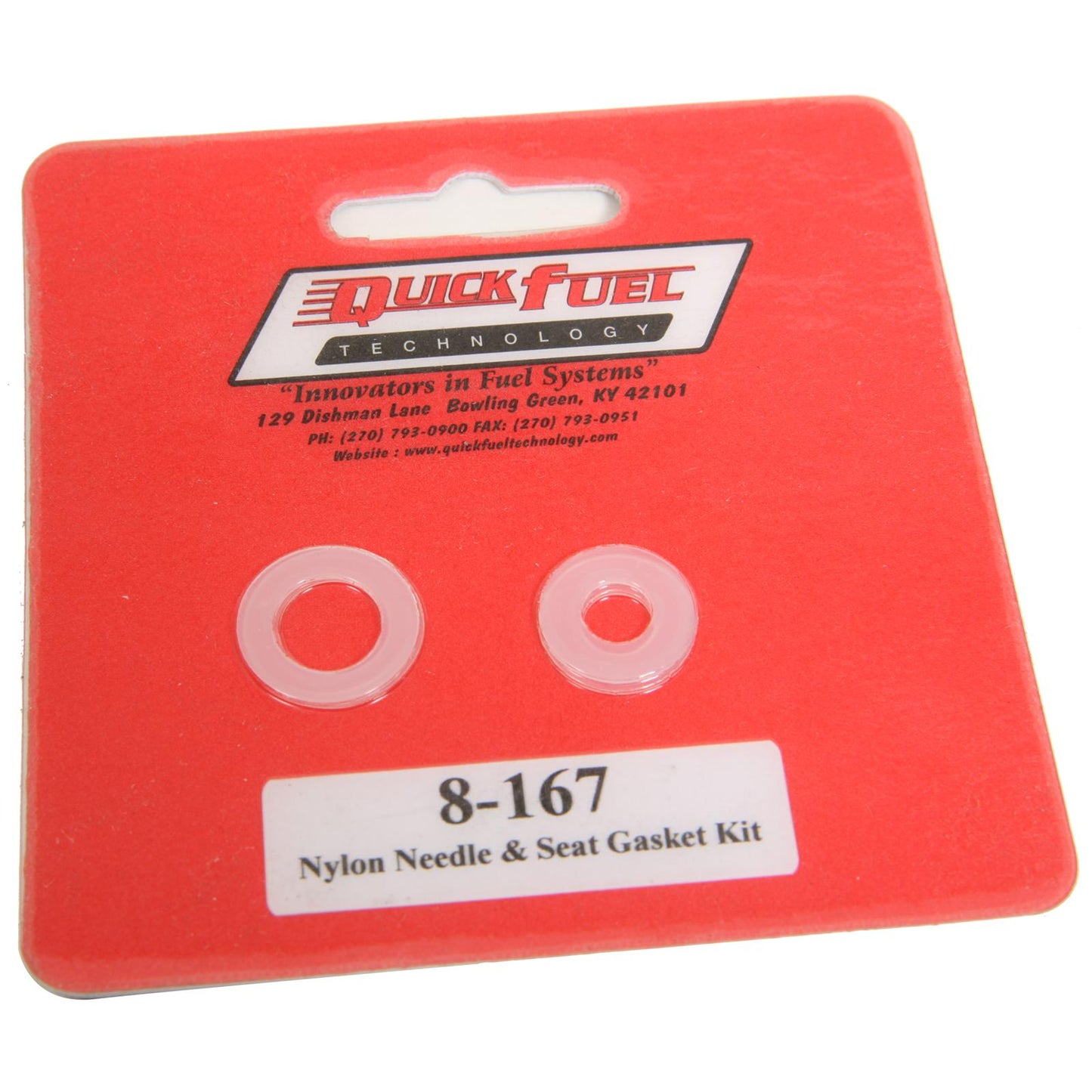 Quick Fuel QFT8-167QFT Needle/Seat Gasket Kit 2 Large Id & 2 Small Id