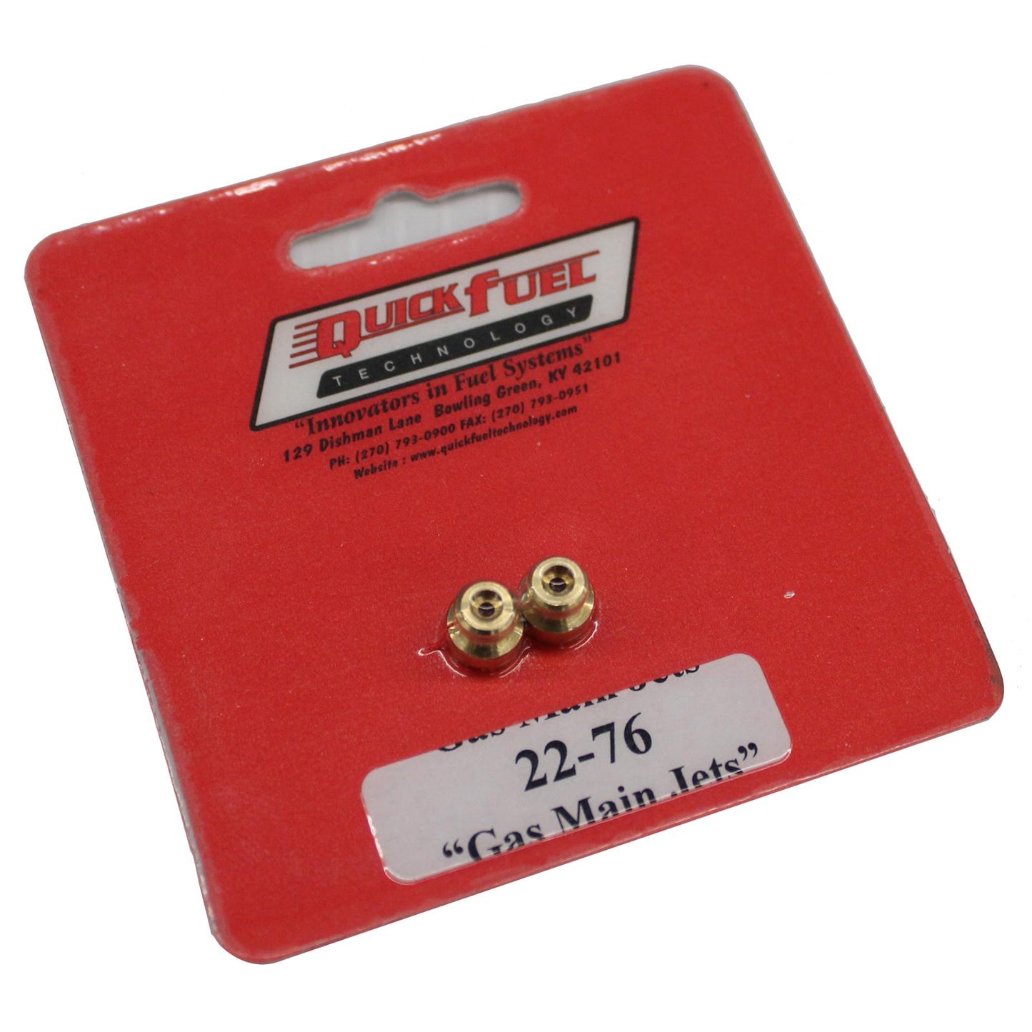Quick Fuel QFT22-76QFT Gas Main Jets 1/4" #76 Sold In (pair) s