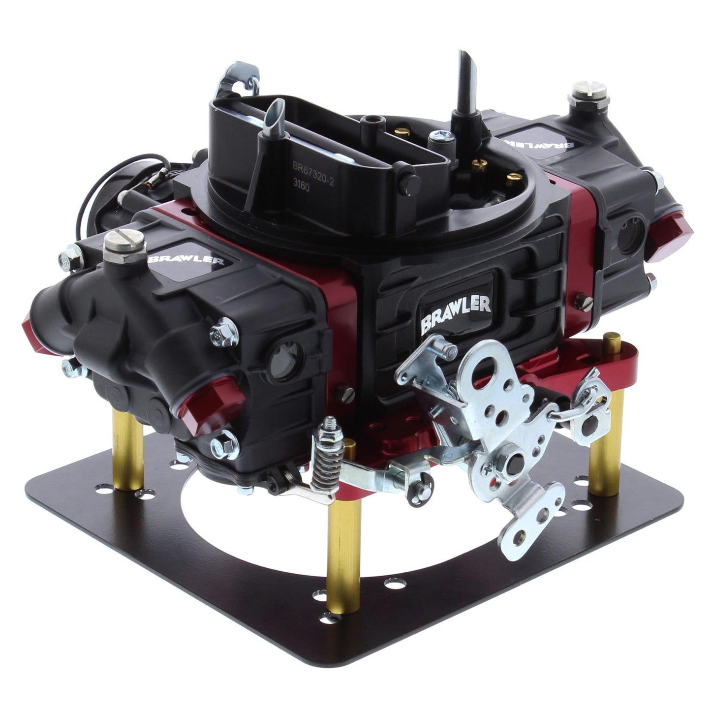 Quick Fuel QFTBR-67320 Brawler St 750 CFM Carburettor Black & Red Elec Choke