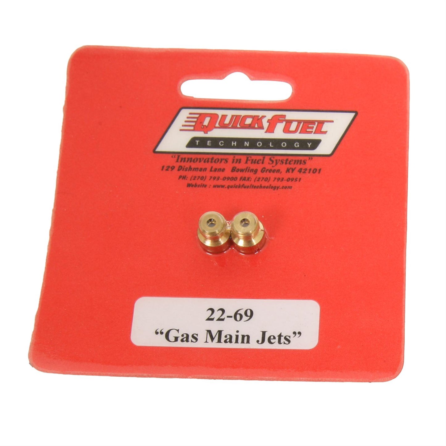 Quick Fuel QFT22-69QFT Gas Main Jets 1/4"