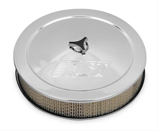 Quick Fuel QFT120-1QFT 14" Chrome Qft Air Cleaner