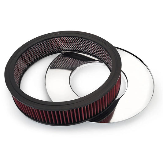 BluePrint BPP144 14" BluePrint Black Air Cleaner w 4500 Dominator Base Air Cleaner Assembly