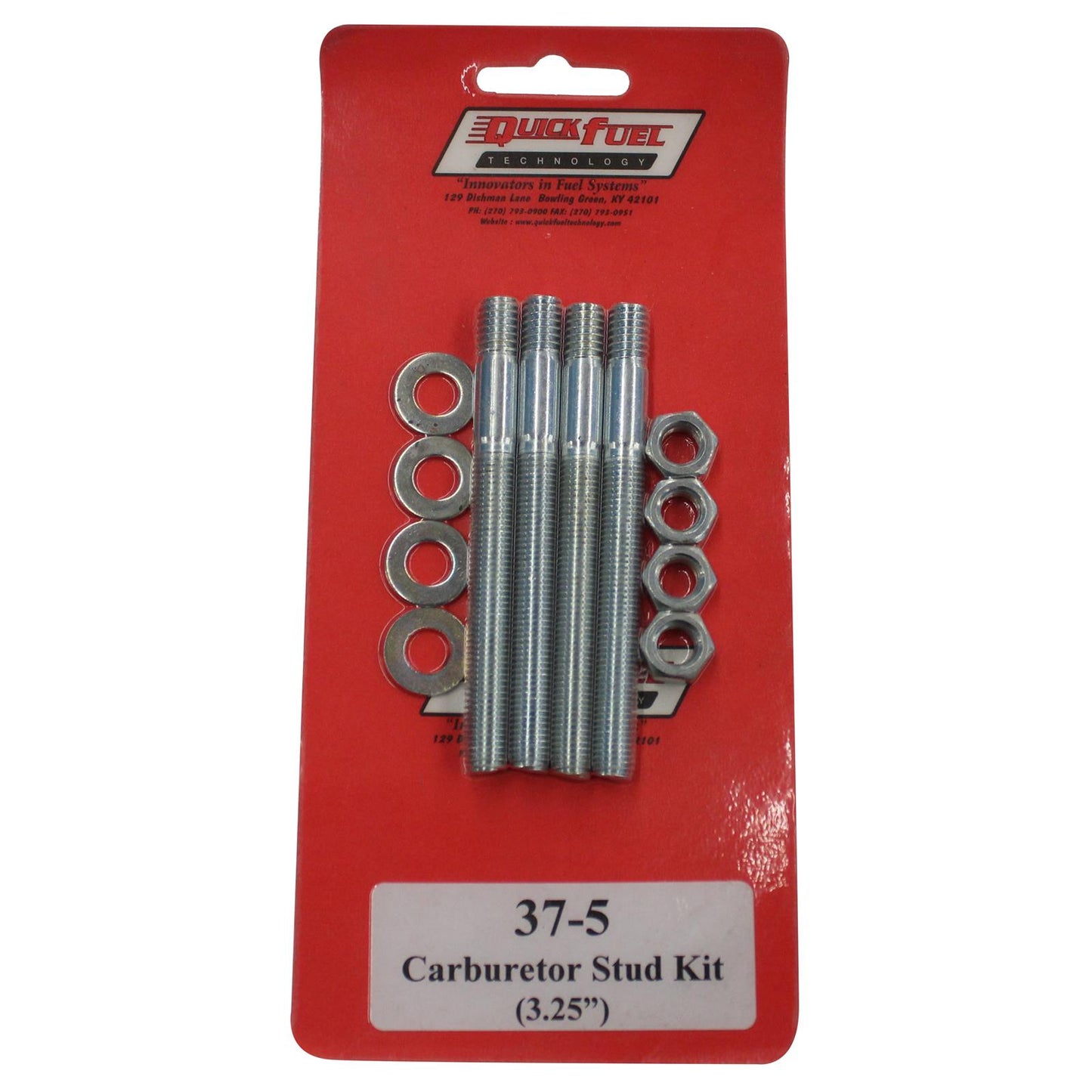 Quick Fuel QFT37-5QFT Stud Kit Carb. 3.25"