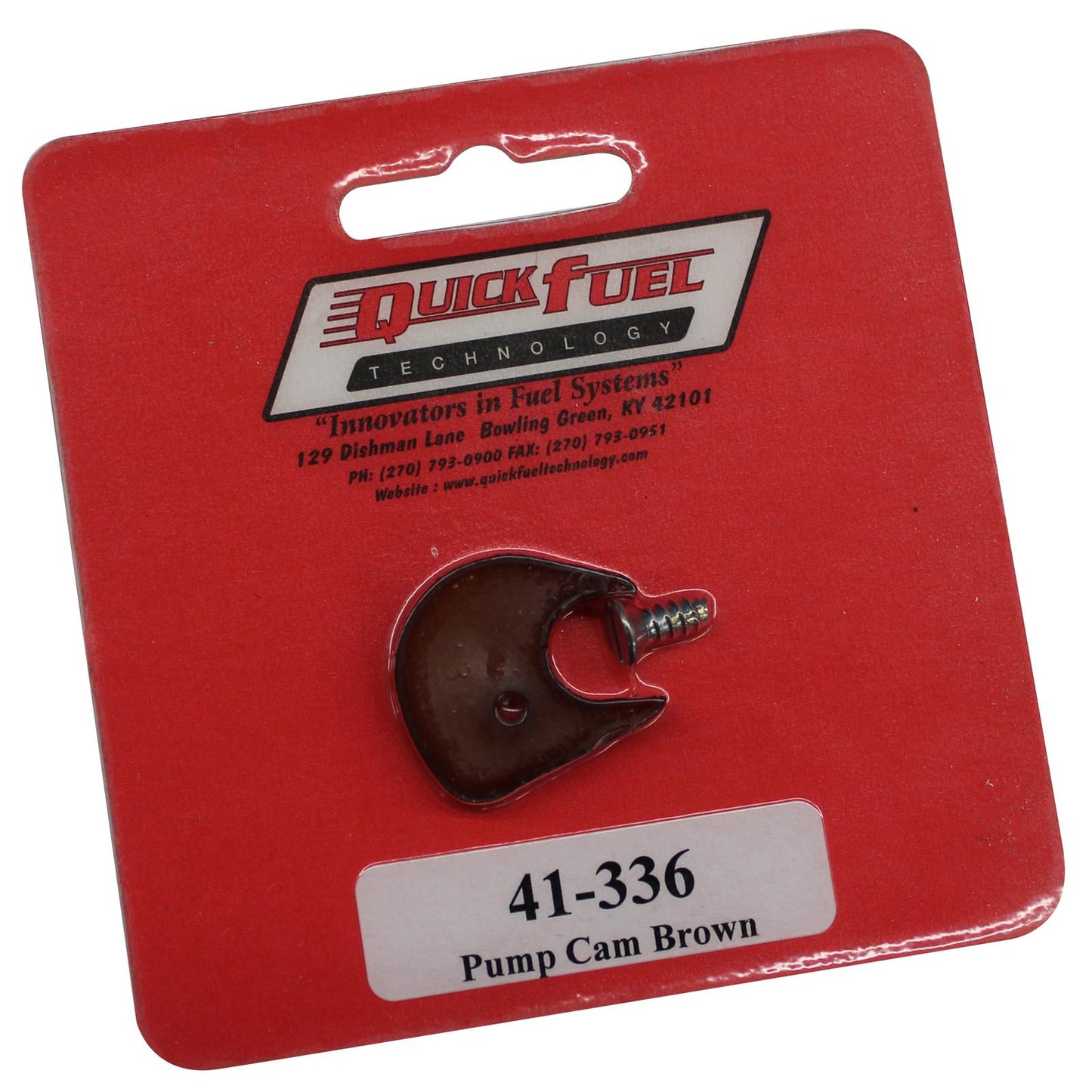 Quick Fuel QFT41-336QFT Accelerator Pump Cam Brown 30/50cc Inc Screw