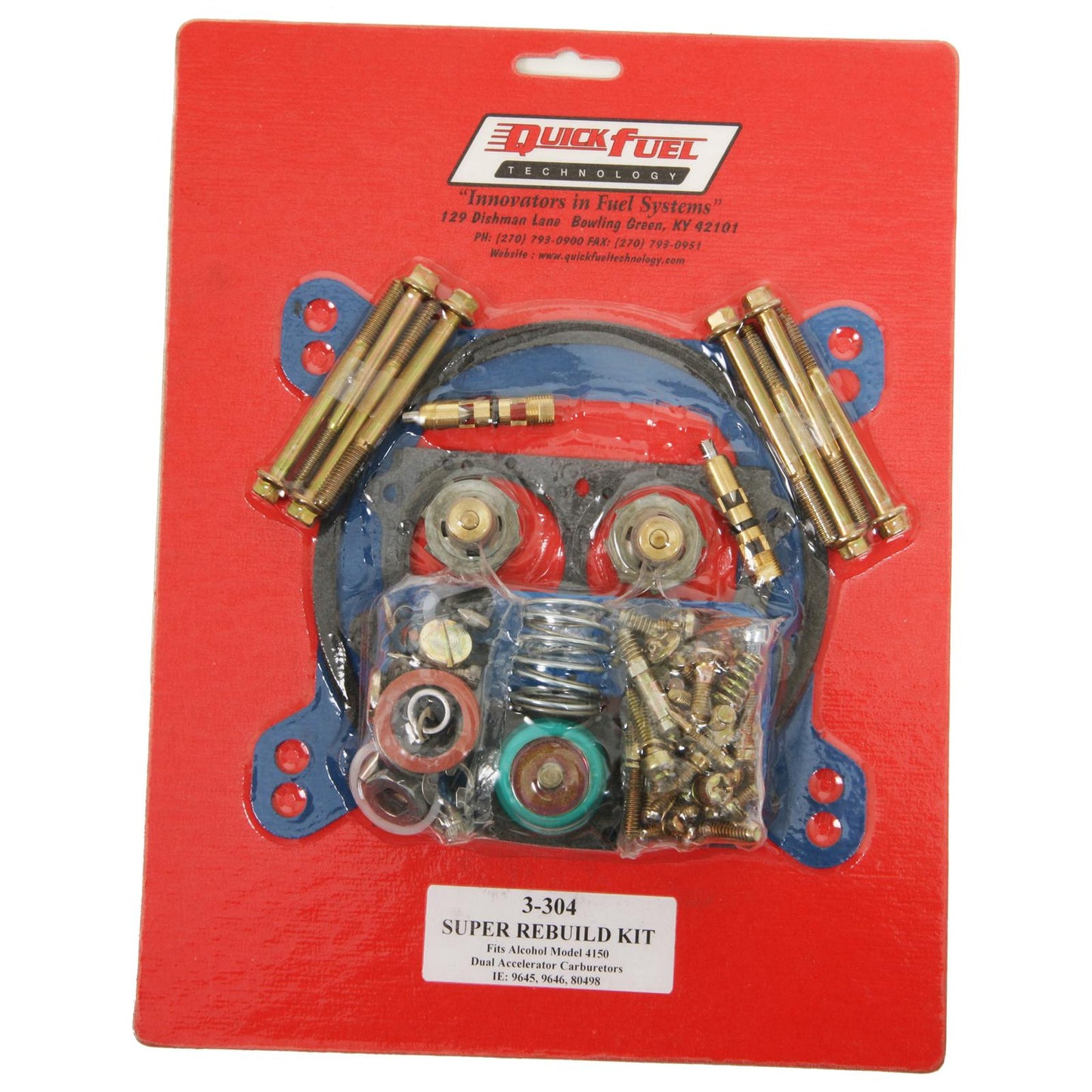 Quick Fuel QFT3-304QFT Super Ns Rebuild Kit