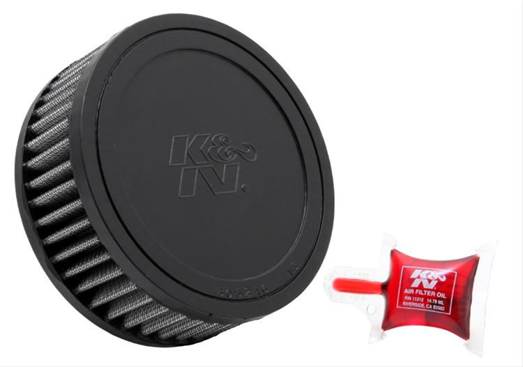 K&N Filters KNRU-0310 Universal Rubber Filter 1-11/16"Flg 5-1/4"Od 2"H"