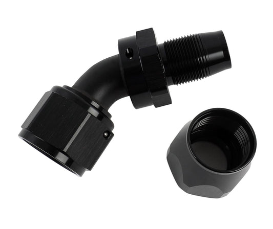Russell RU610125 Hose End 45 Deg 12An Blk