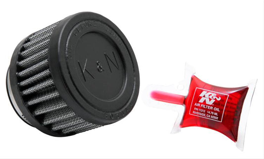 K&N Filters KNRU-2570 Universal Rubber Filter 1-3/4"Flg 3"Od 2"H"