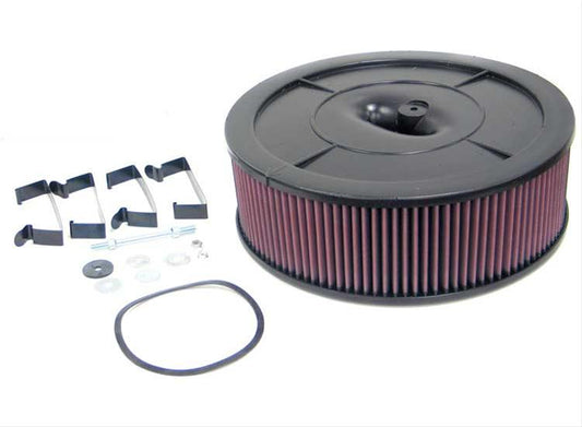 K&N Filters KN61-2030 Suits 2Bbl Holley Flw Cntrl 2B Hol.No Chk 14X4.5