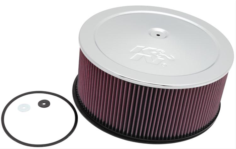 K&N Filters KN60-1255 Custom Air Filter Assembly 7-5/16"Flange 14"Dia 7-1/2"H"