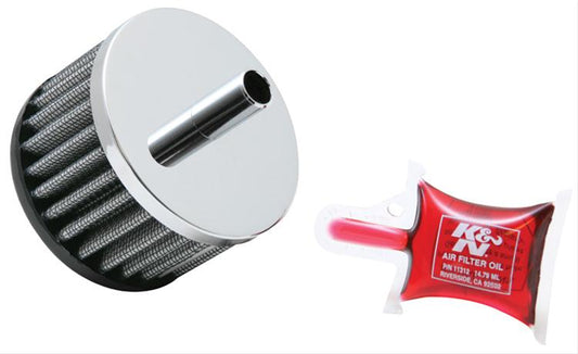 K&N Filters KN62-1050 Vent Filter 1/2 Vent 3 D 2 H Steel Base