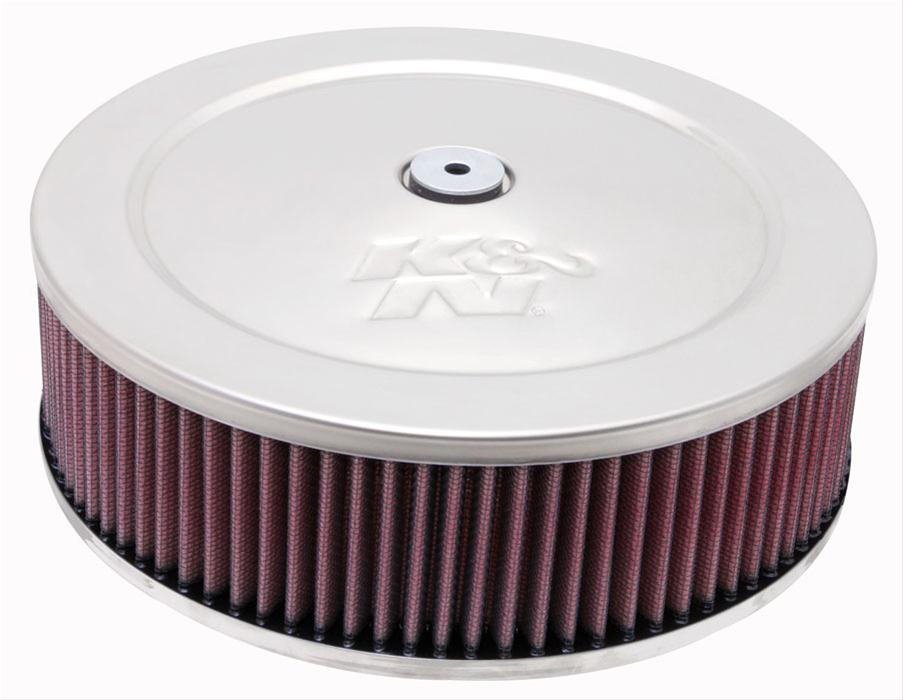 K&N Filters KN60-1080 Custom Air Filter Assembly 2-5/8 Flange 9 Dia 3-1/4H Vent