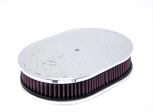 K&N Filters KN66-1570 Universal Fit Oval Elec Dsgn Air Filter 2"H"