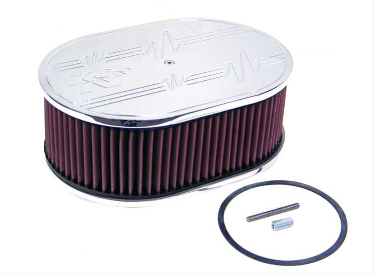 K&N Filters KN66-1560 Universal Fit Oval Elec Dsgn Air Filter 4"H"