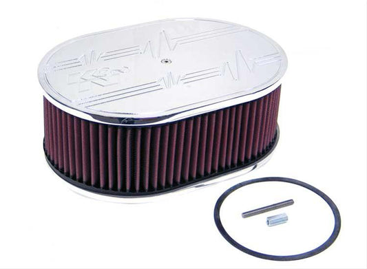K&N Filters KN66-1560 Universal Fit Oval Elec Dsgn Air Filter 4"H"