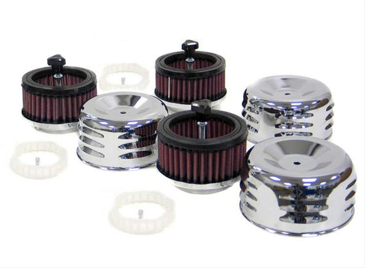 K&N Filters KN60-0503 Custom Air Filter Assembly Lvrd2-3/16"Or2-5/18Flg4"Top3"