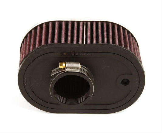 K&N Filters KNRA-072V Universal Chrome Air Filter 2-1/16"O/S Flg 7" X 4-1/2" 3"