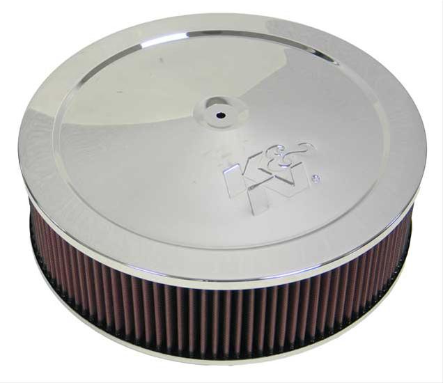 K&N Filters KN60-1410 Custom Air Filter Assembly 5-1/8 Flg 14"D 1-1/2"O/S Flt B"