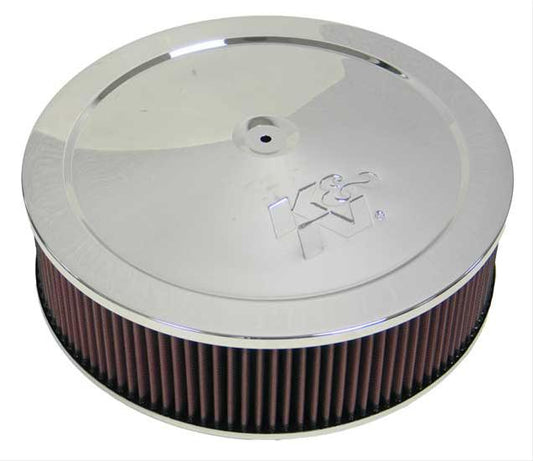 K&N Filters KN60-1410 Custom Air Filter Assembly 5-1/8 Flg 14"D 1-1/2"O/S Flt B"