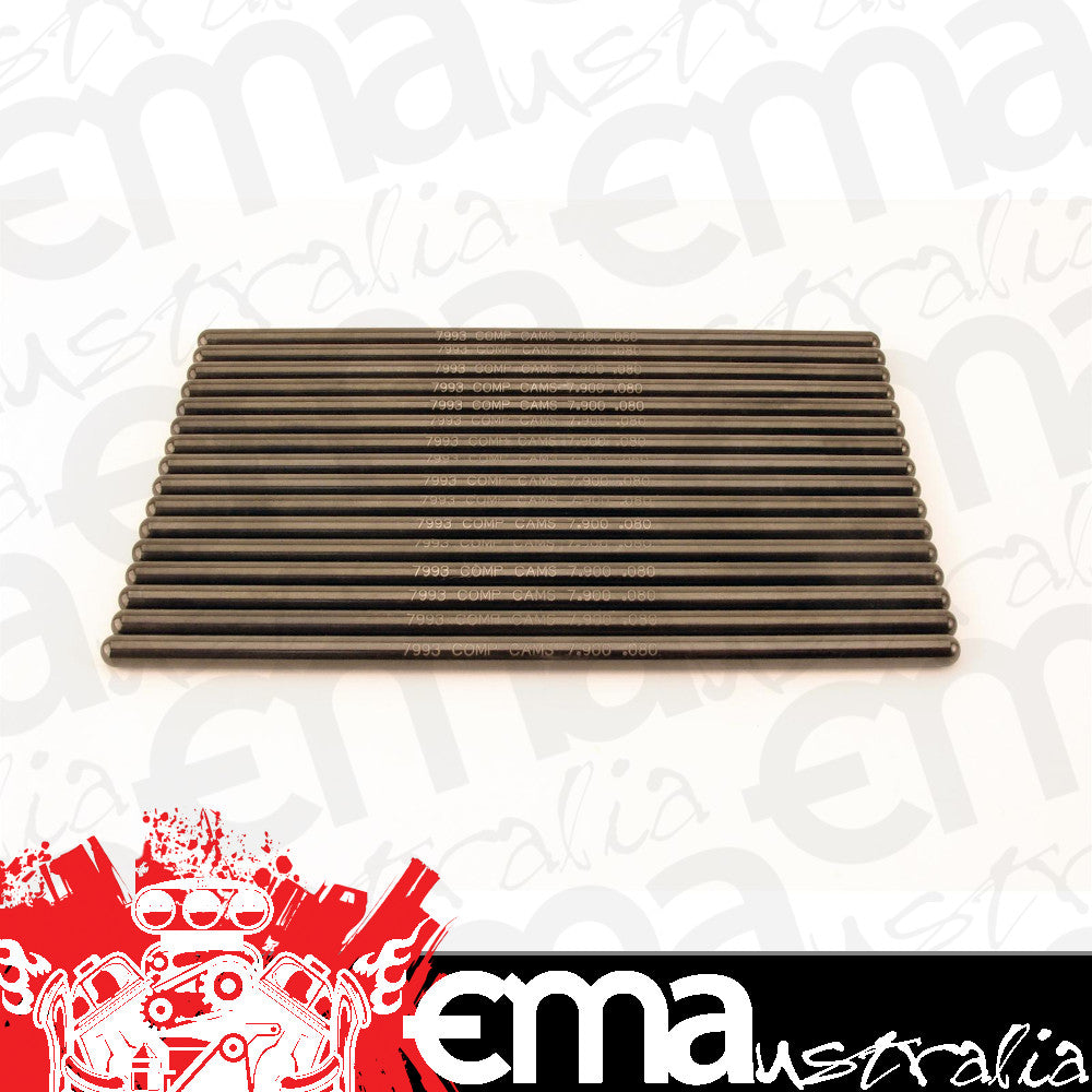 COMP CAMS CHROMOLY HI-TECH PUSHRODS 5/16" DIAMETER 7.900" LONG 16 PACK CO7993-16
