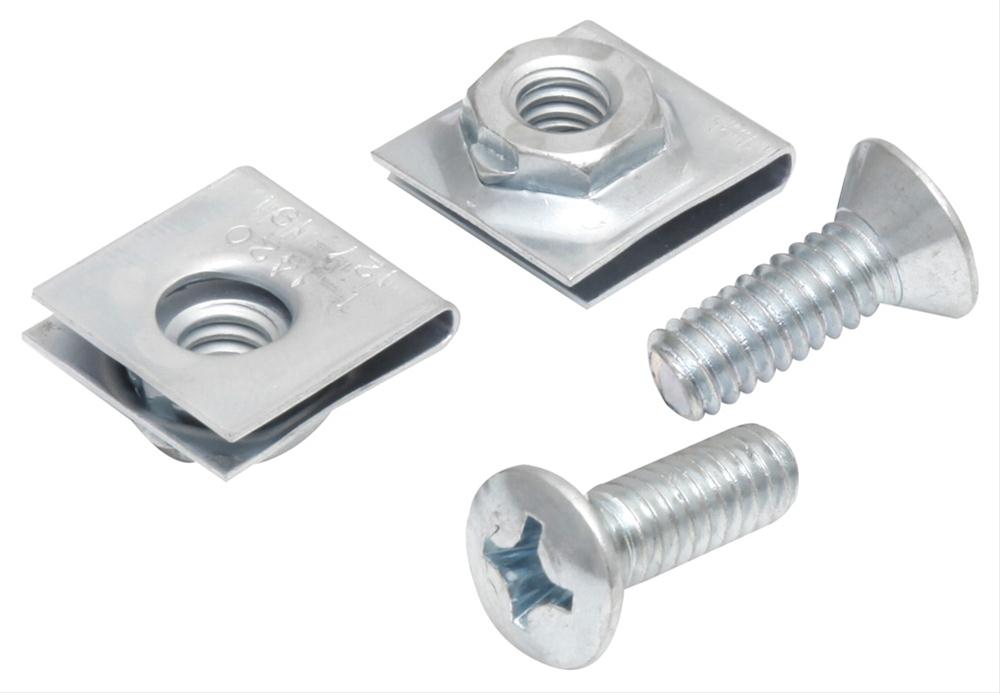 K&N Filters KN85-8362 Universal Fit 1/4-20 Oval Screw & Clip Nut