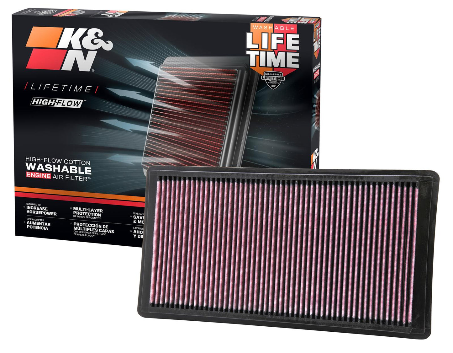K&N Filters KN33-2353 Ford Explorer / Mercury Mounta Replacement Air Filter