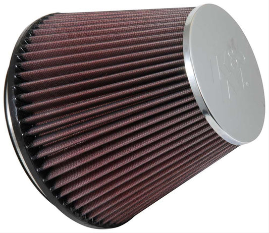 K&N Filters KNRC-5107 Universal Chrome Air Filter 6"Flg 7-1/2"B 4-1/2"T 6-1/2"