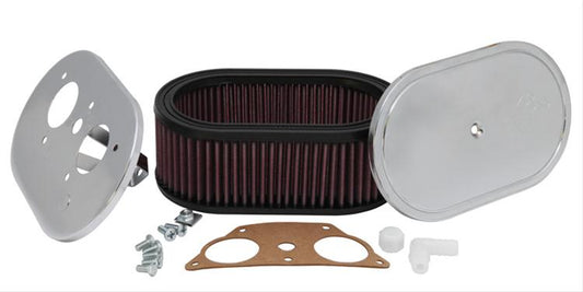 K&N Filters KN56-1255 Custom Racing Assembly Ddo 9X5-1/2 3-1/4"H Solex4Op11"