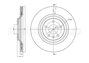 Metelli MET-DBR23-1020C Metelli Brake Rotor Audi