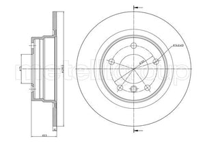 Metelli MET-DBR23-0814C Metelli Brake Rotor BMW