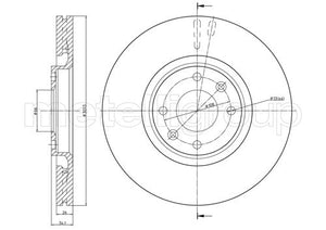 Metelli MET-DBR23-0751C Metelli Brake Rotor Citro+N / Peugeot