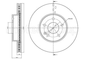 Metelli MET-DBR23-0723 Metelli Brake Rotor Mercedes Benz/ Lcv Truck
