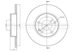 Metelli MET-DBR23-0830C Metelli Brake Rotor Mercedes Benz