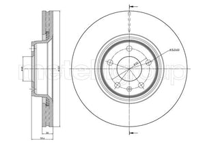 Metelli MET-DBR23-0916C Metelli Brake Rotor Audi