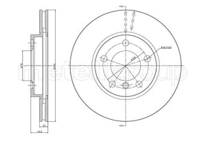 Metelli MET-DBR23-1408C Metelli Brake Rotor Mini