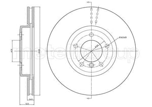 Metelli MET-DBR23-0518C Metelli Brake Rotor BMW