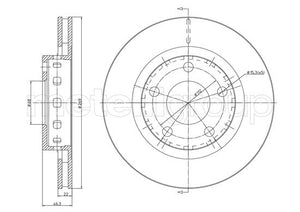 Metelli MET-DBR23-1123C Metelli Brake Rotor Audi