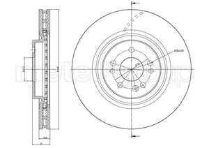 Metelli MET-DBR23-0842C Metelli Brake Rotor Mercedes Benz